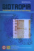 BIOTROPIA Vol 14 No 2 (December 2007)